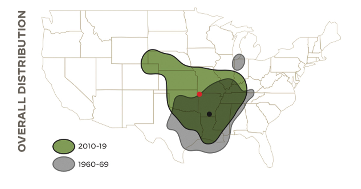 Ducks Unlimited Overall Distribution Chart